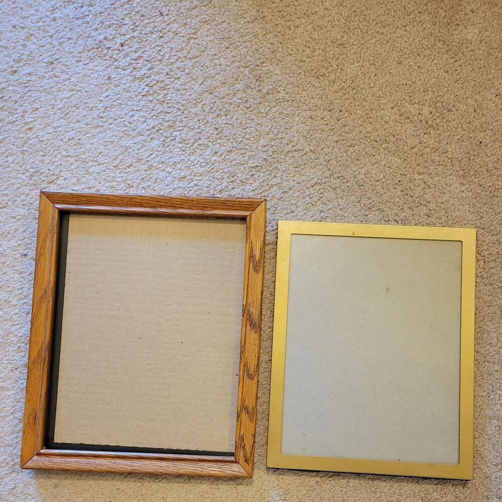 Picture frames size 8x10 wood and Gold